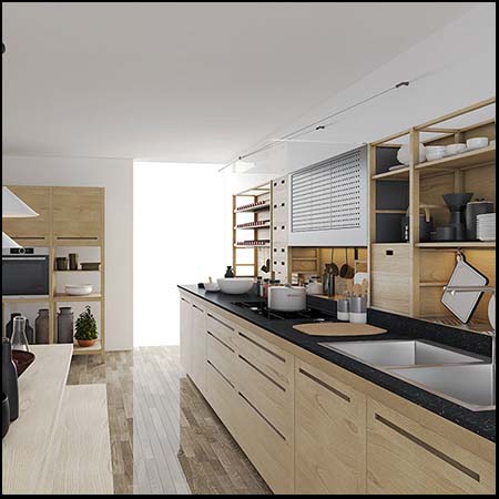 Valcucine橱柜厨房场景素材之家精选3D模型