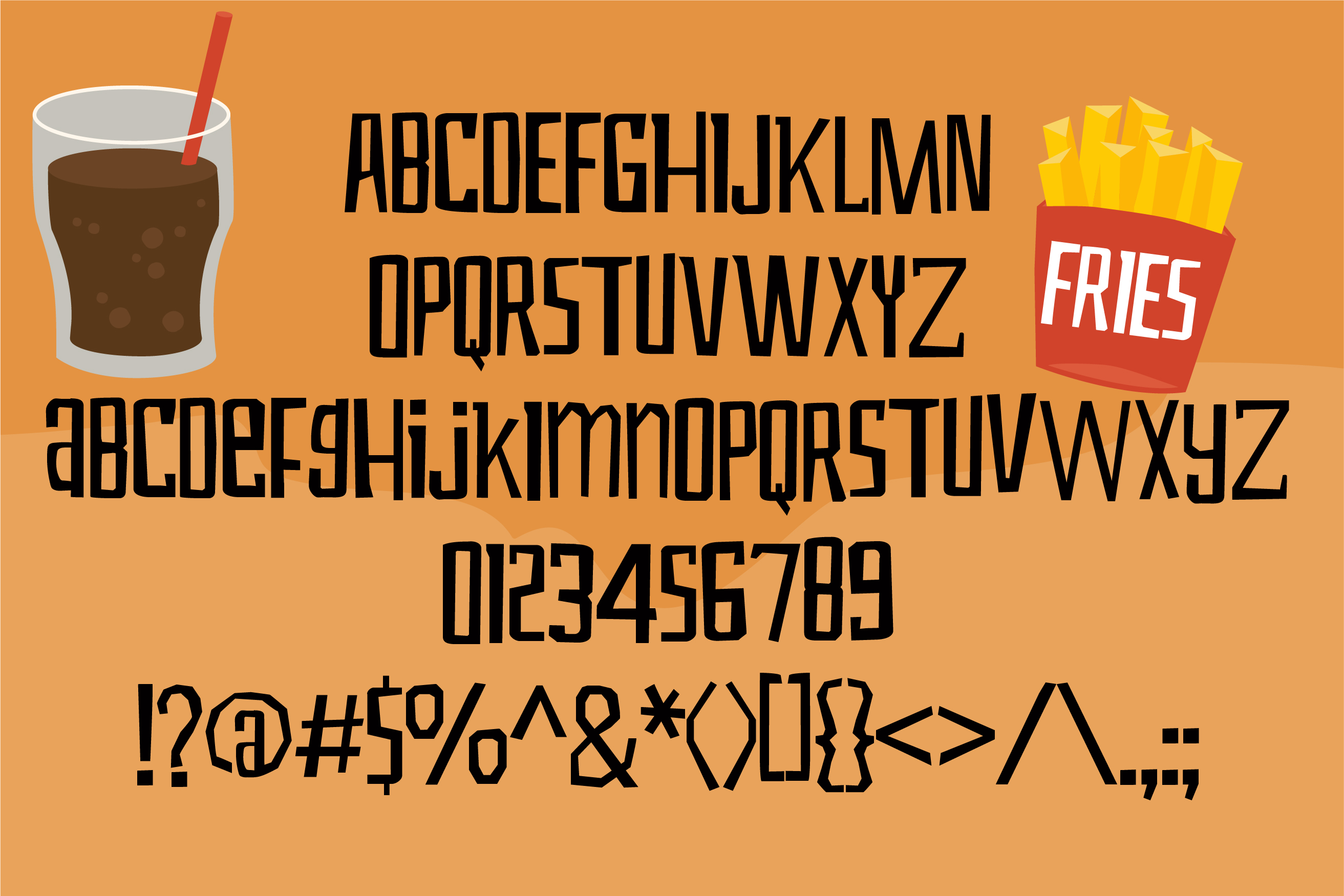 ZP Hangry Regular Font插图2