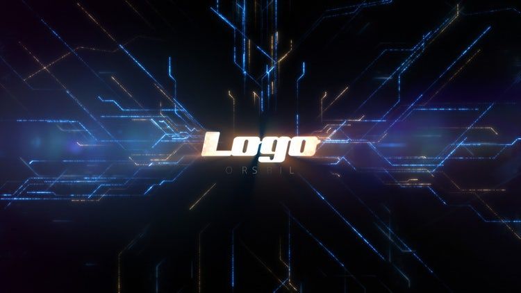 先进活力的技术徽标素材库精选AE模板