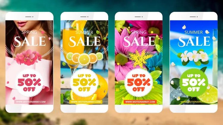 36个预制场景促销活动素材库精选AE模板