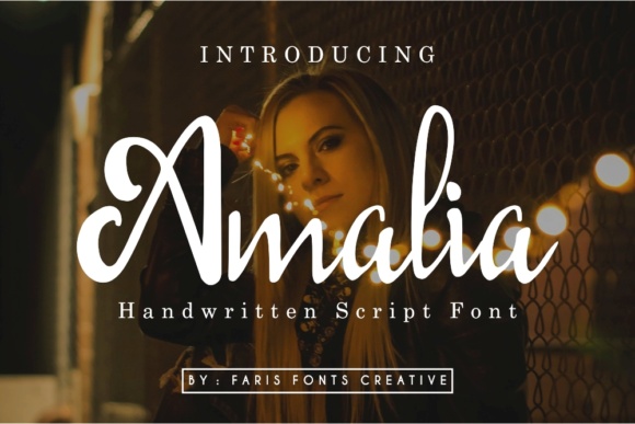 Amalia Font素材之家精选英文字体