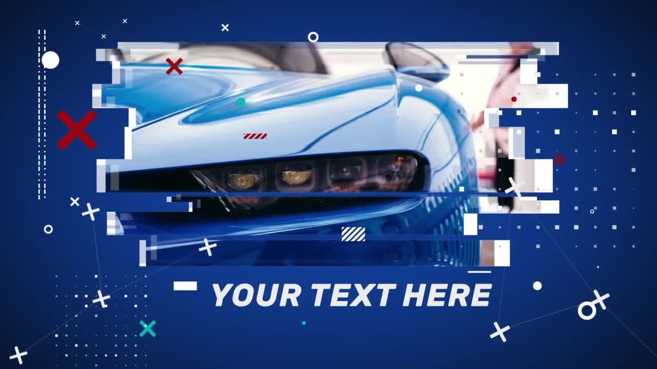 全新运动滑梯开场素材库精选AE模板