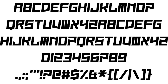 Wicked Jumps font插图1