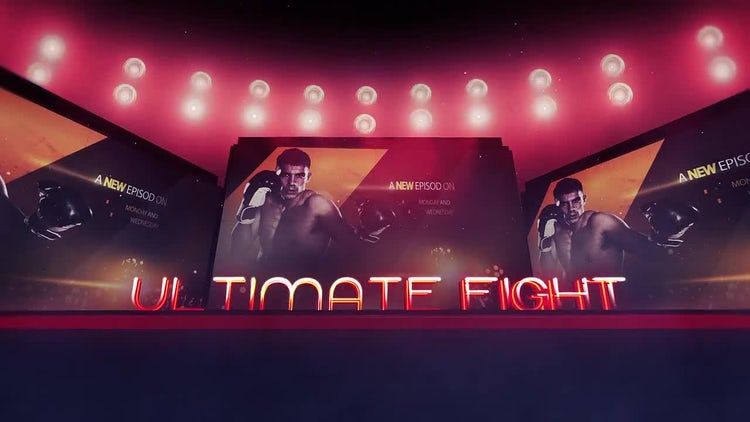 动感活力的体育比赛介绍素材库精选AE模板