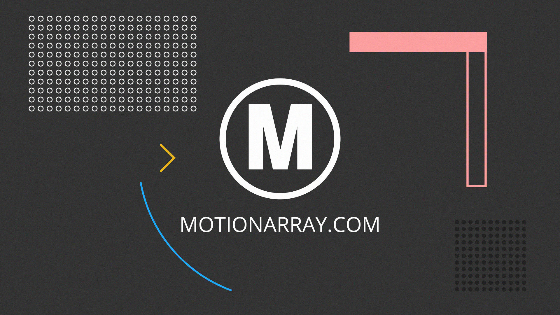 小故障形状徽标素材库精选AE模板