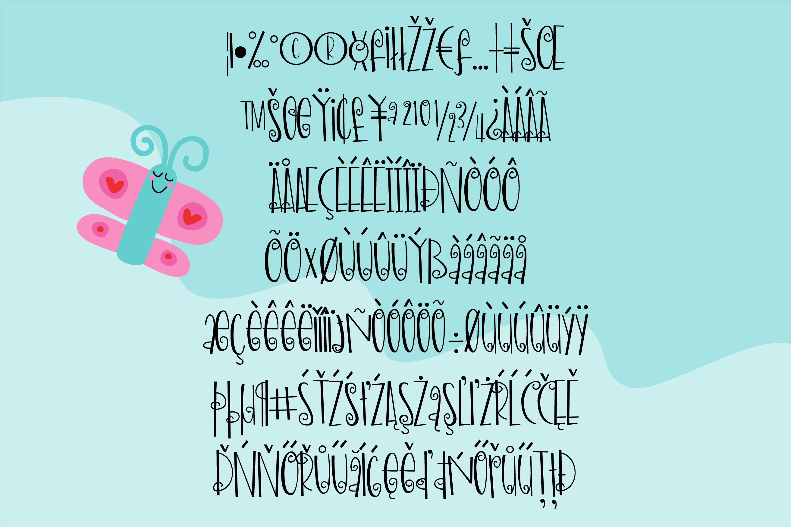 ZP Sundandy Regular Font插图3