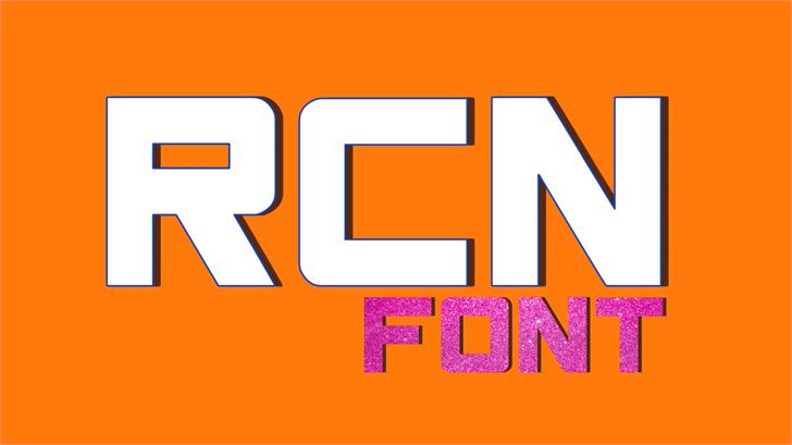 RCN font插图 RCN font插图