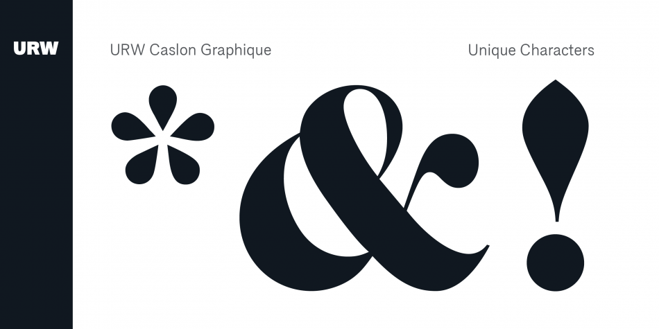 URW Caslon Graphique Font插图4