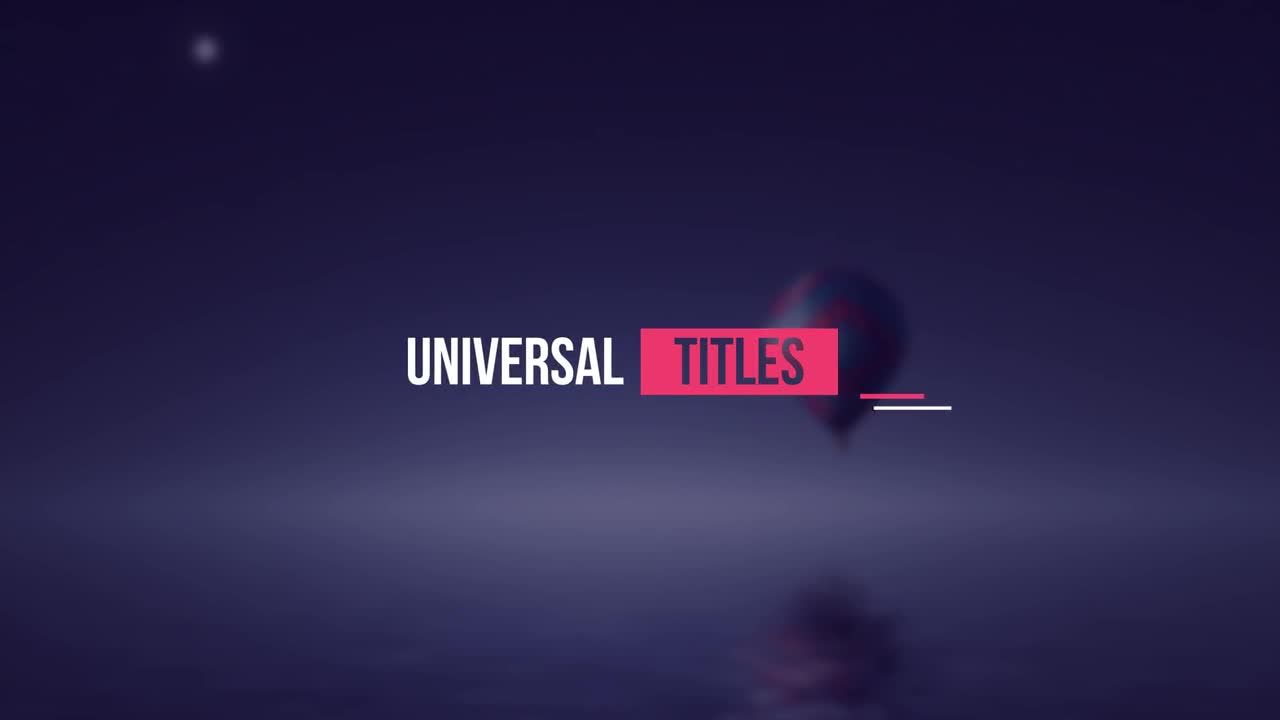 20个流畅的动画媒体标题包素材库精选AE模板