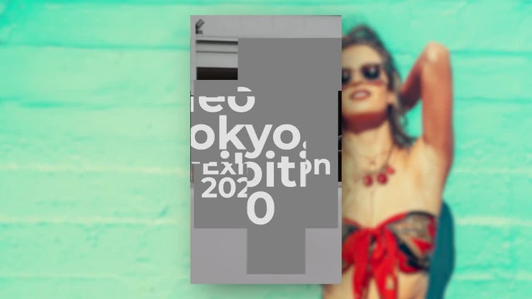 时尚活力产品介绍动画素材库精选pr模板