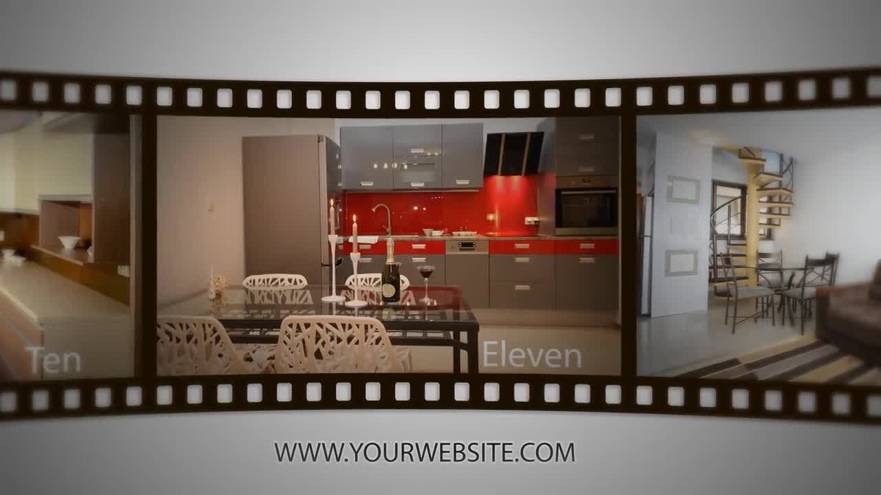 电影循环照片展示素材库精选AE模板