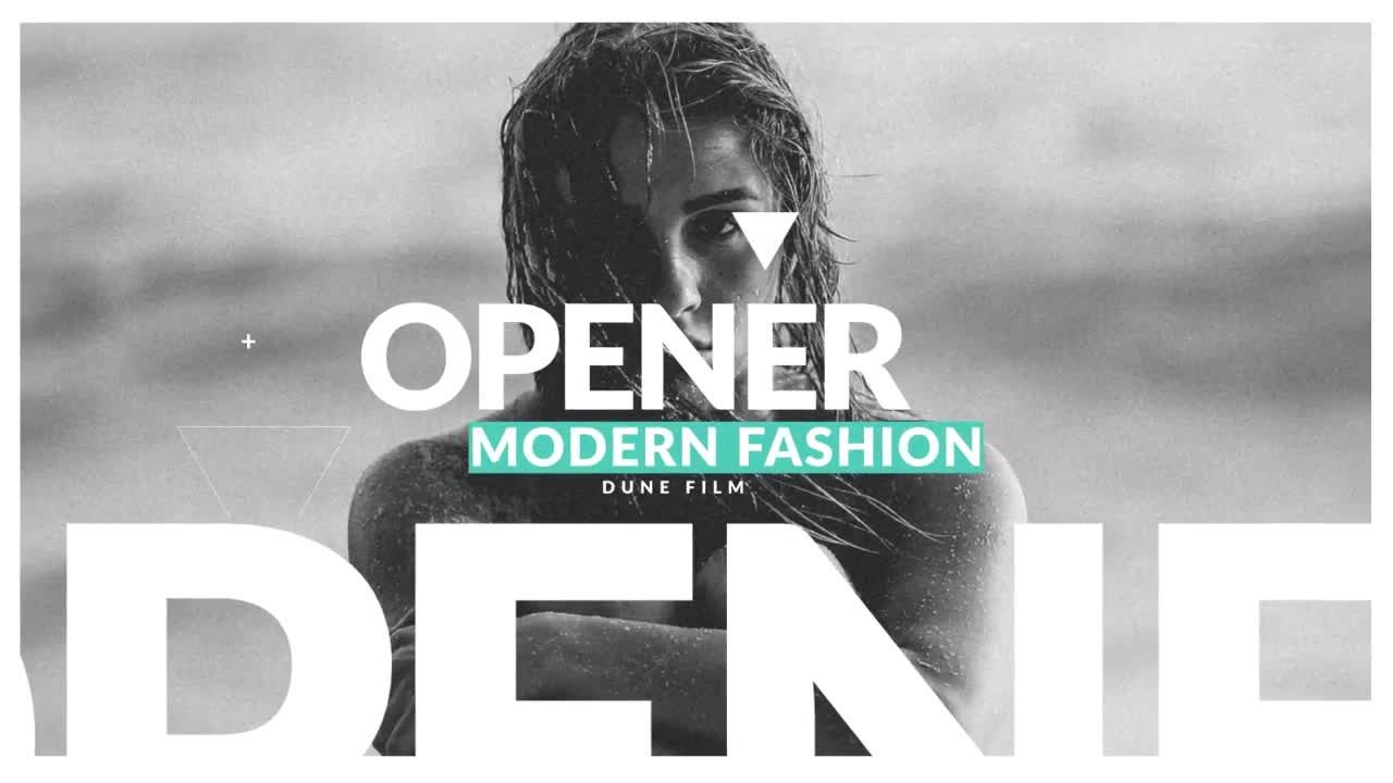 时装模特照片开场动画素材库精选AE模板