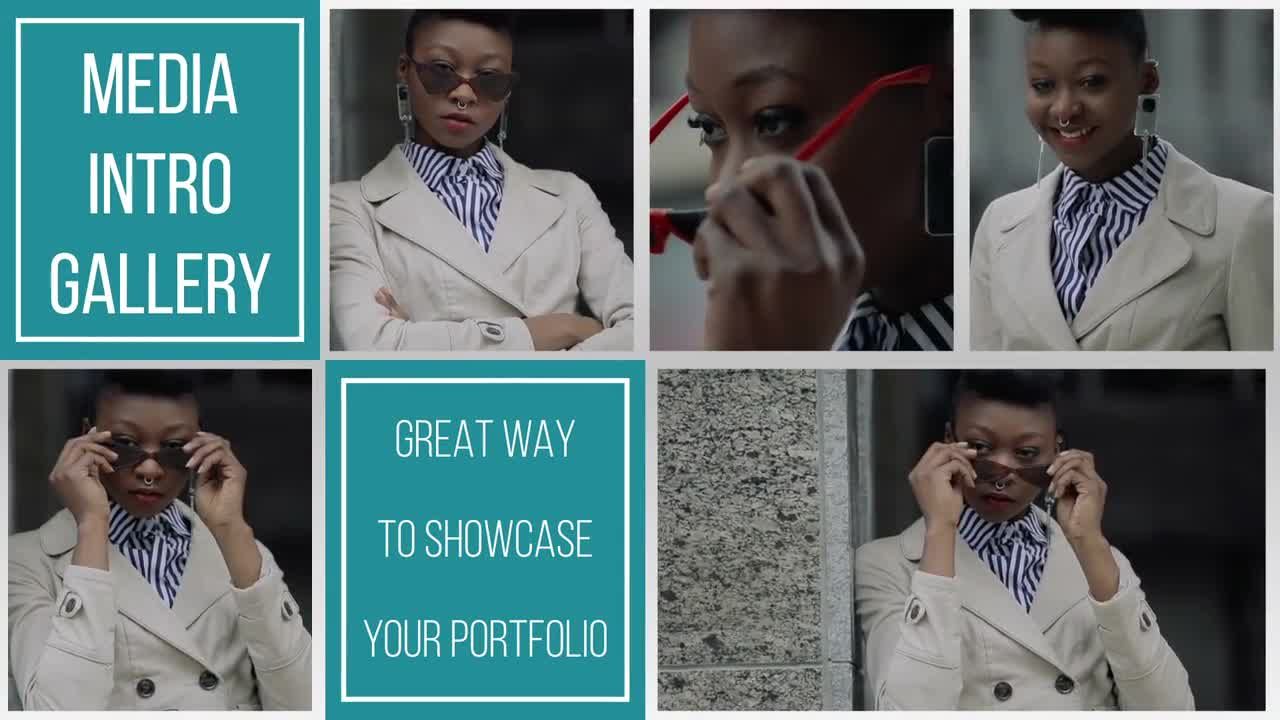 动态动画媒体简介介绍素材库精选AE模板