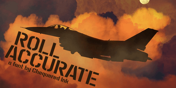 Roll Accurate font插图 Roll Accurate font插图