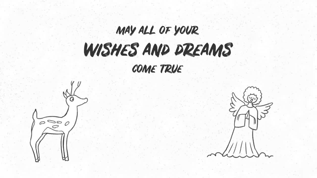 手绘圣诞愿望素材库精选AE模板