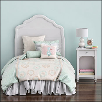 儿童床婴儿床和床头柜素材之家精选3D模型