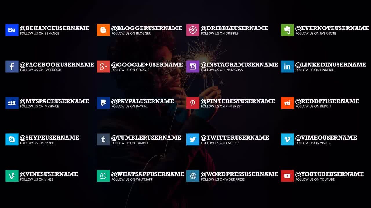 20款迷你字幕条动画AE模版