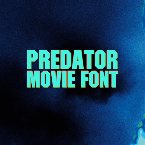 Predator Movie font素材之家精选英文字体