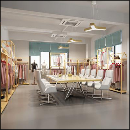 现代服装设计企业会议室场景素材之家精选3D模型