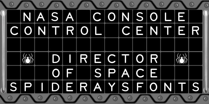 NASA CONSOLE font插图2