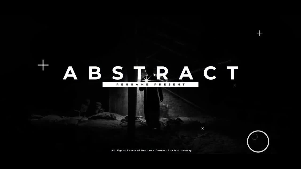 抽象符号幻灯片片头展示素材库精选AE模板