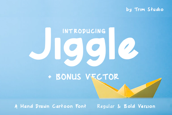 Jiggle Font素材之家精选英文字体