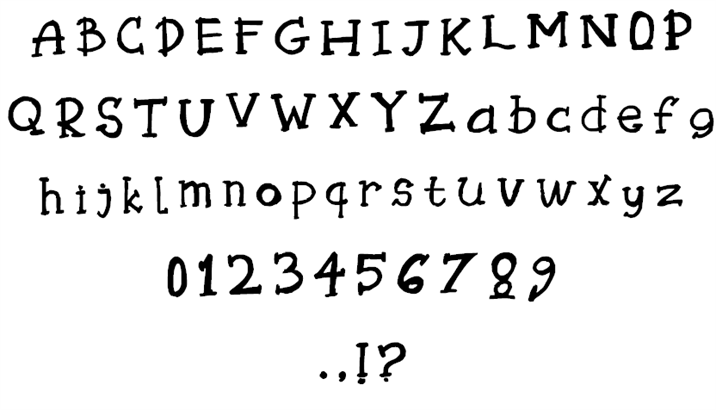 Tryhaaarrddd font插图1