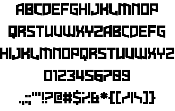 Dire Gramme font插图2