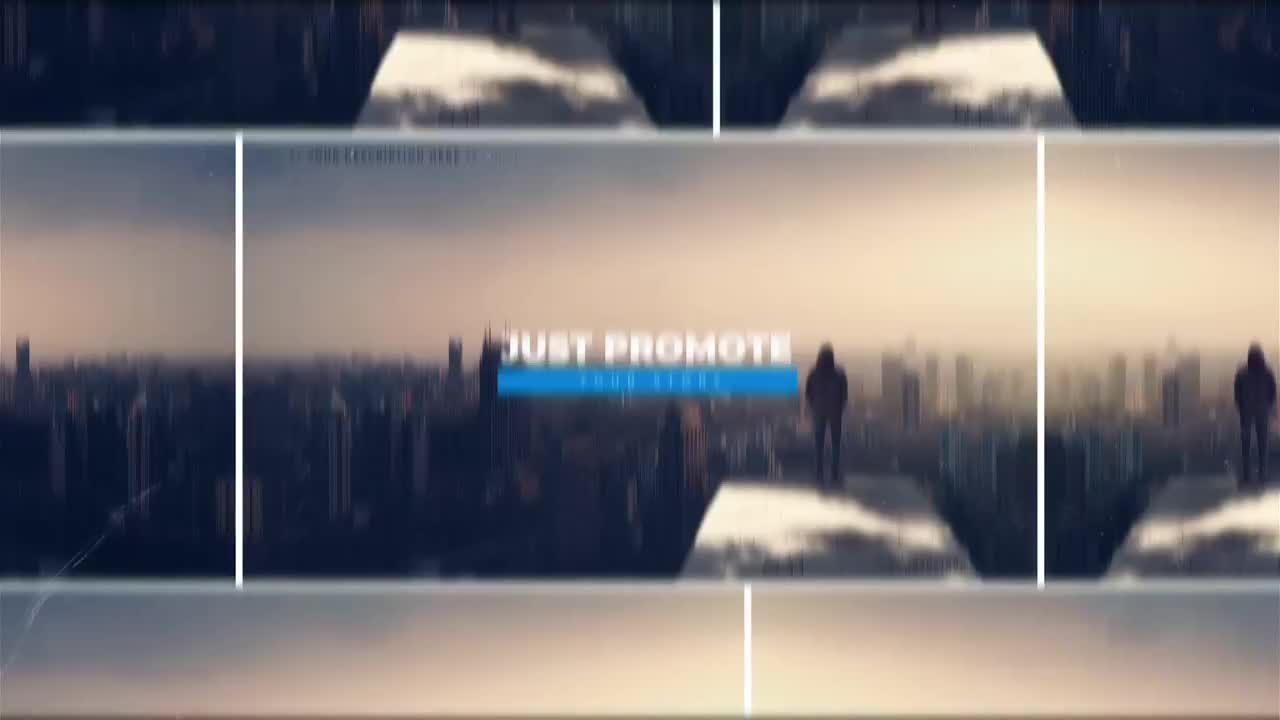 动态幻灯片电影预告片素材库精选AE模板