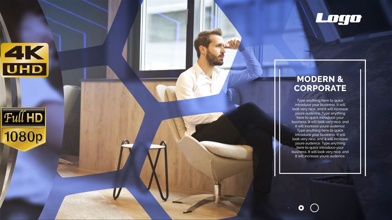 超高清4K企业现代幻灯片素材库精选AE模板