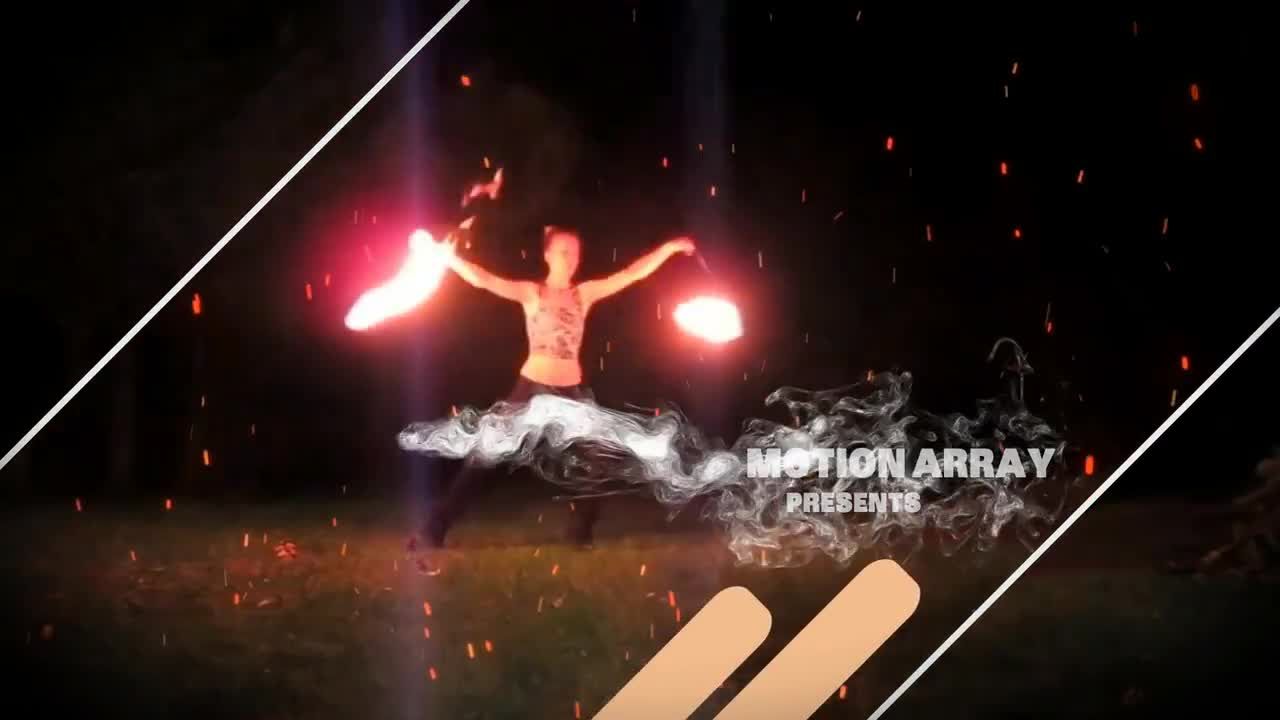 现代炫酷精美的双幻灯片素材库精选AE模板