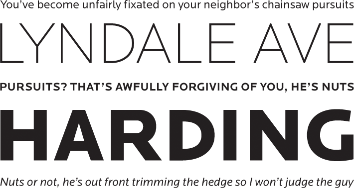 Locator Font Family插图