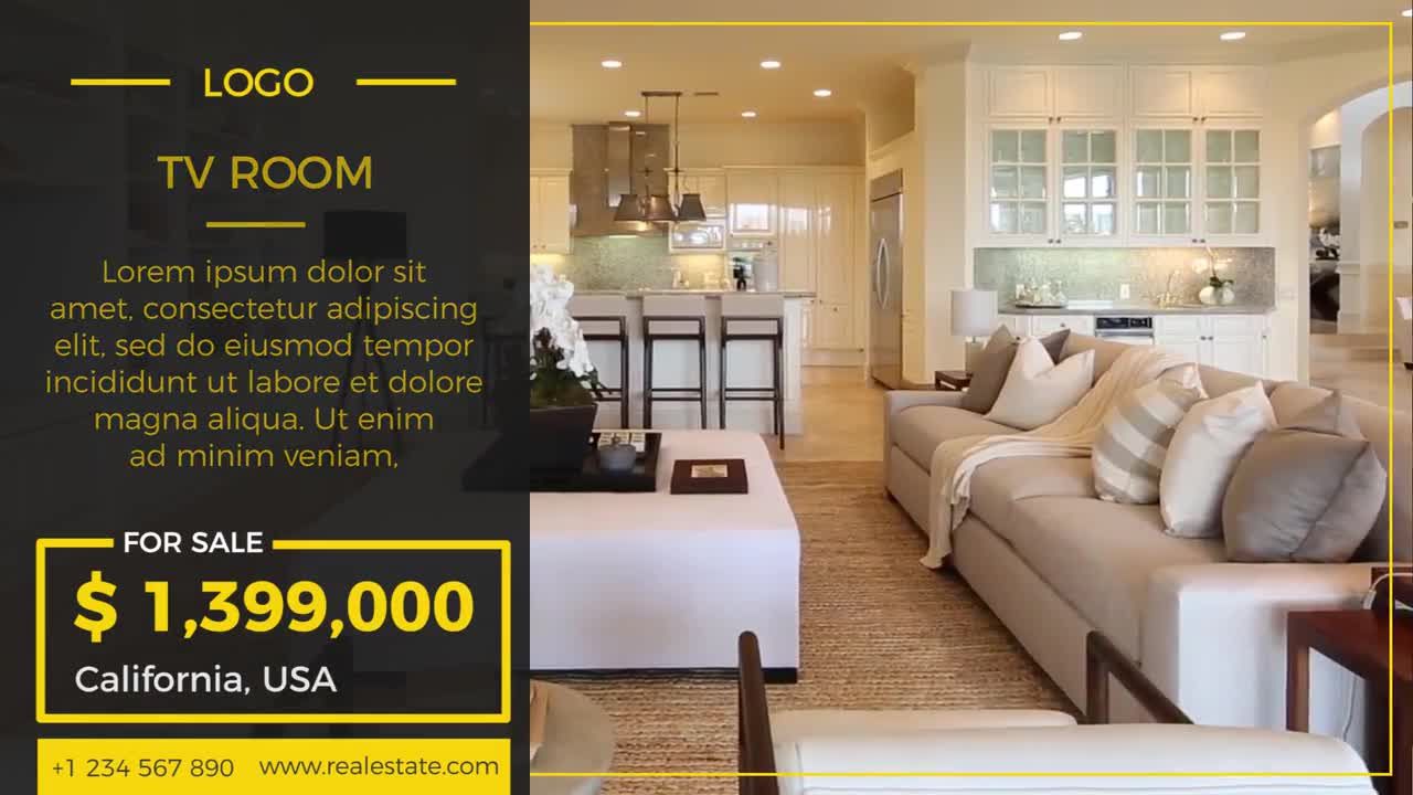 房地产主题促销素材库精选pr模板