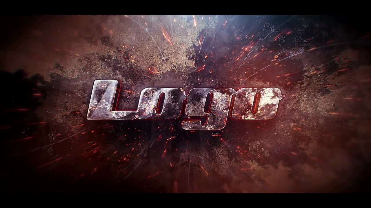 黑暗庄严超现代动态动画标志展示素材库精选AE模板