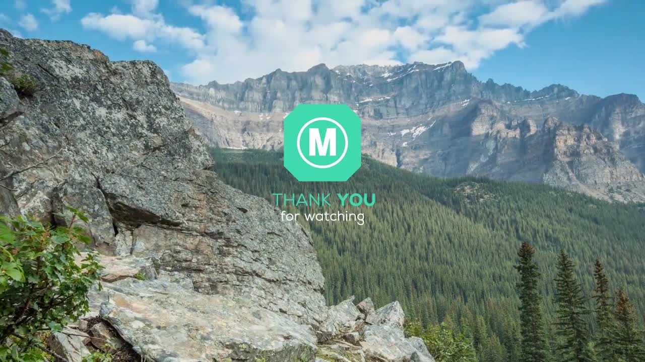 时尚优雅的平面动态标志素材库精选AE模板