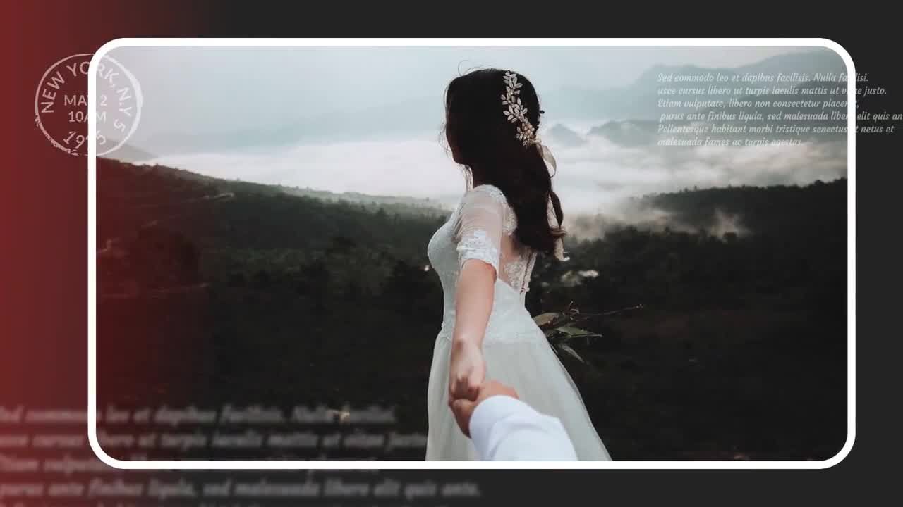 回忆主题幻灯片PR动画模板