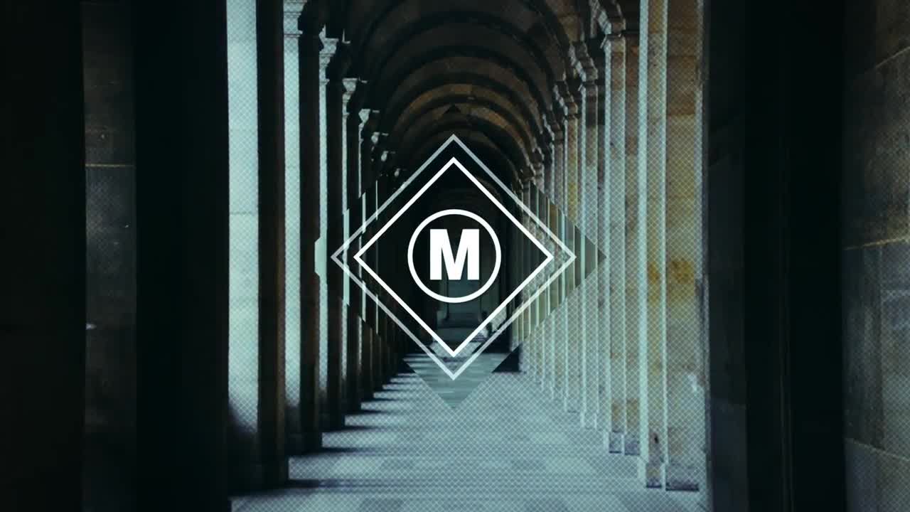 简单的钻石过渡幻灯片素材库精选AE模板