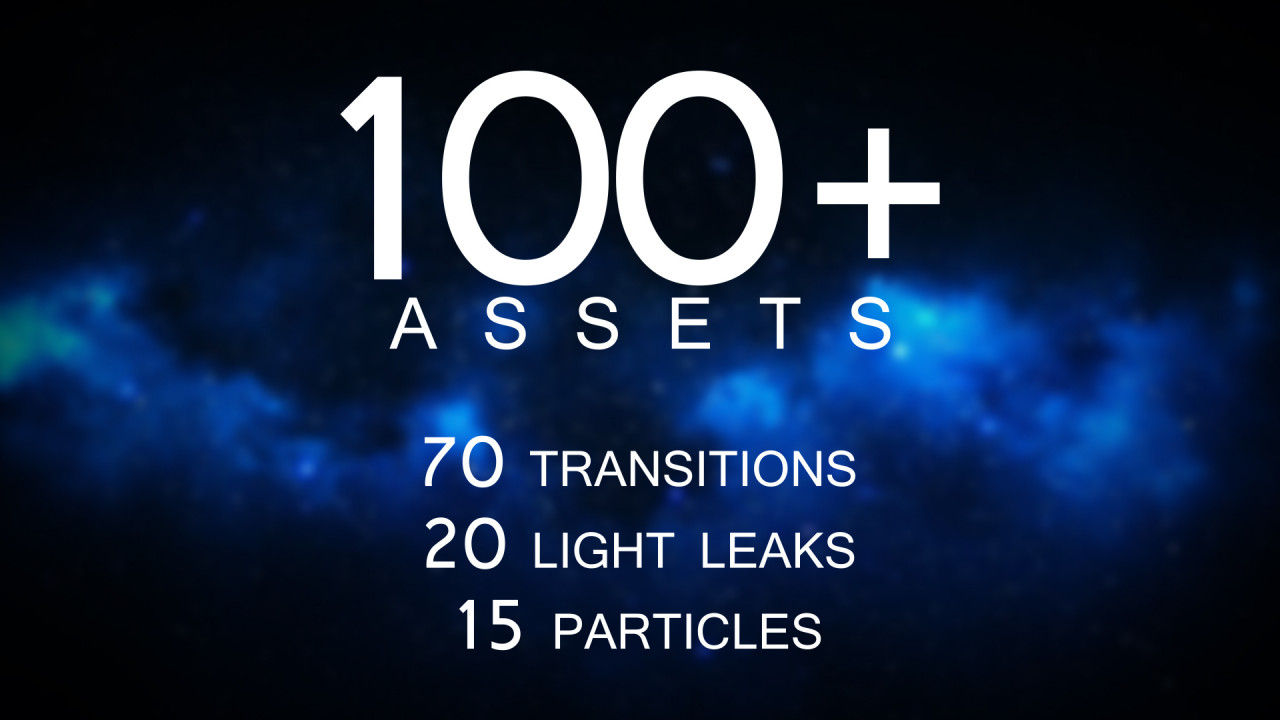 漏光的粒子效果旅游照片素材库精选PR模板