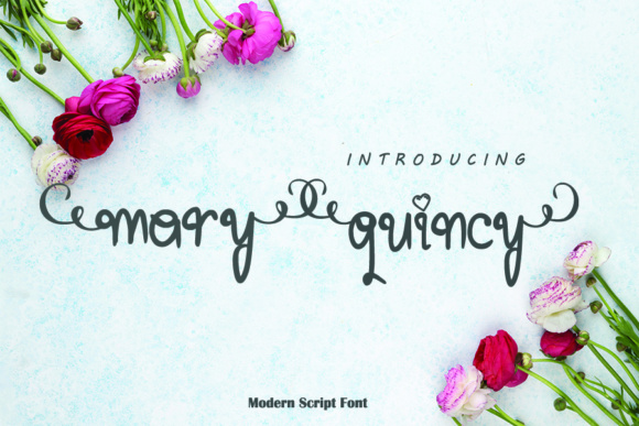 Mary Quincy Font素材之家精选英文字体