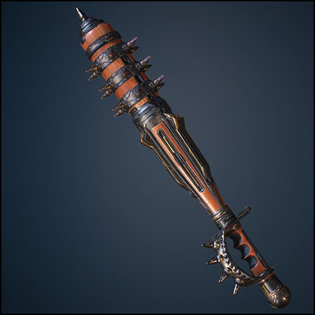 科幻狼牙棒素材之家精选3D模型