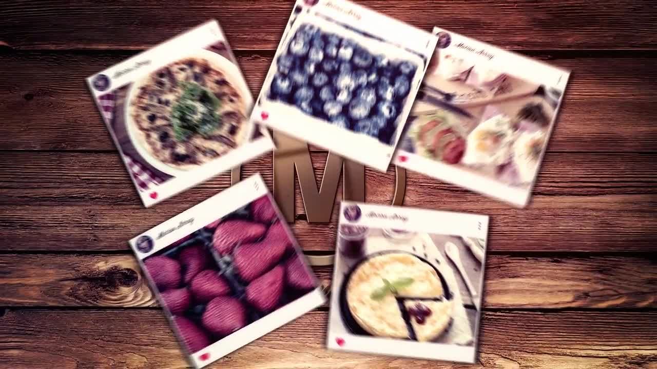 照片下的徽标展示素材库精选AE模板