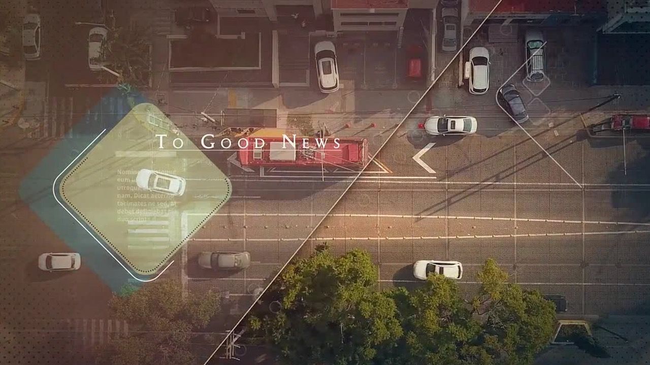 现代新闻News介绍素材库精选AE模板