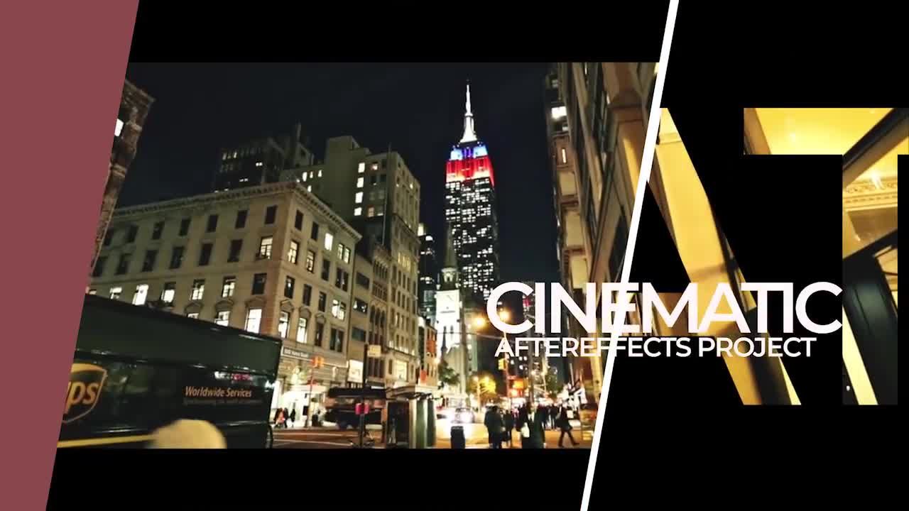 冒险电影故障预告片片头片尾素材库精选AE模板