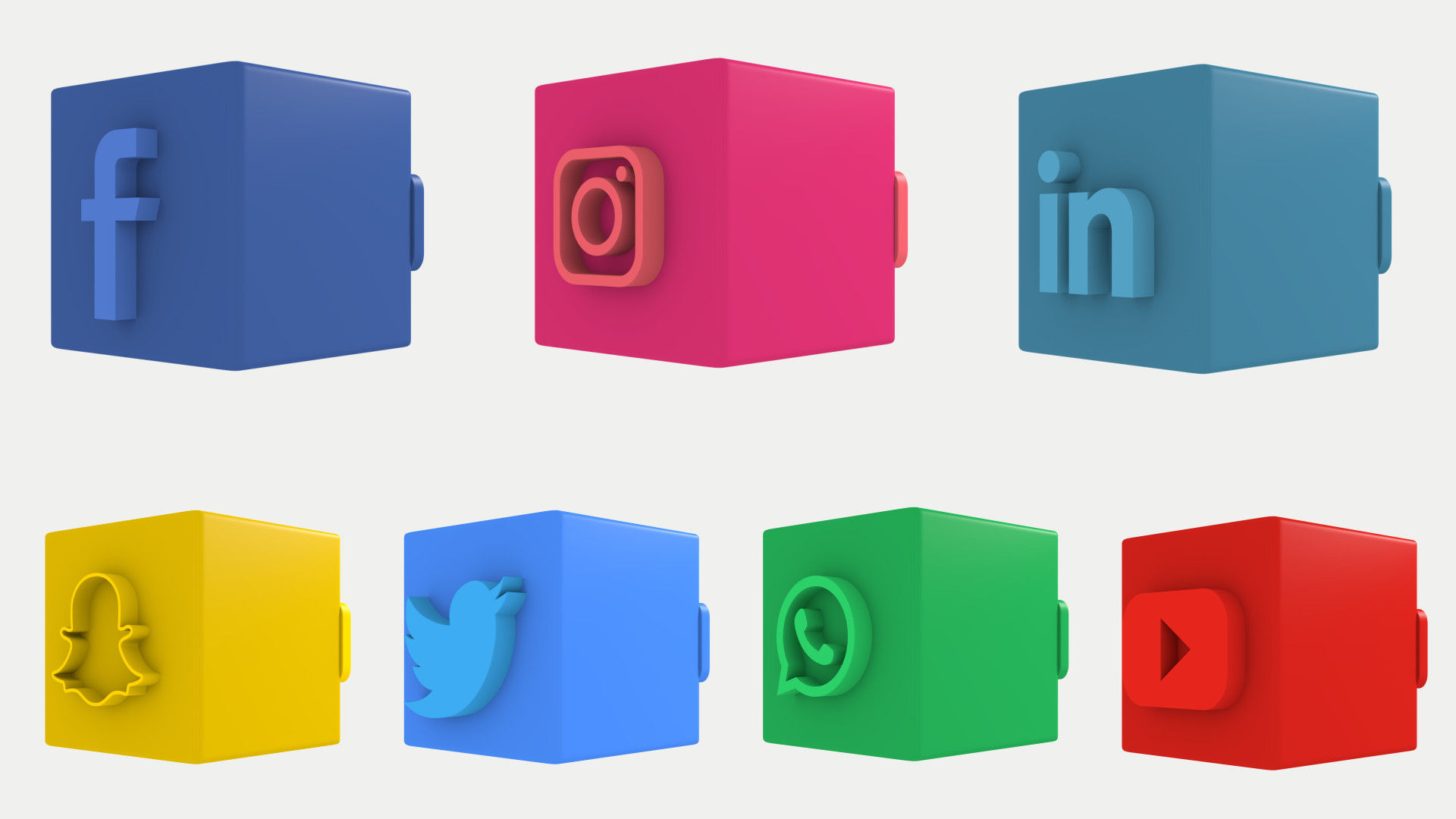 3D社交媒体低三分之一动画标题素材库推荐PR模板