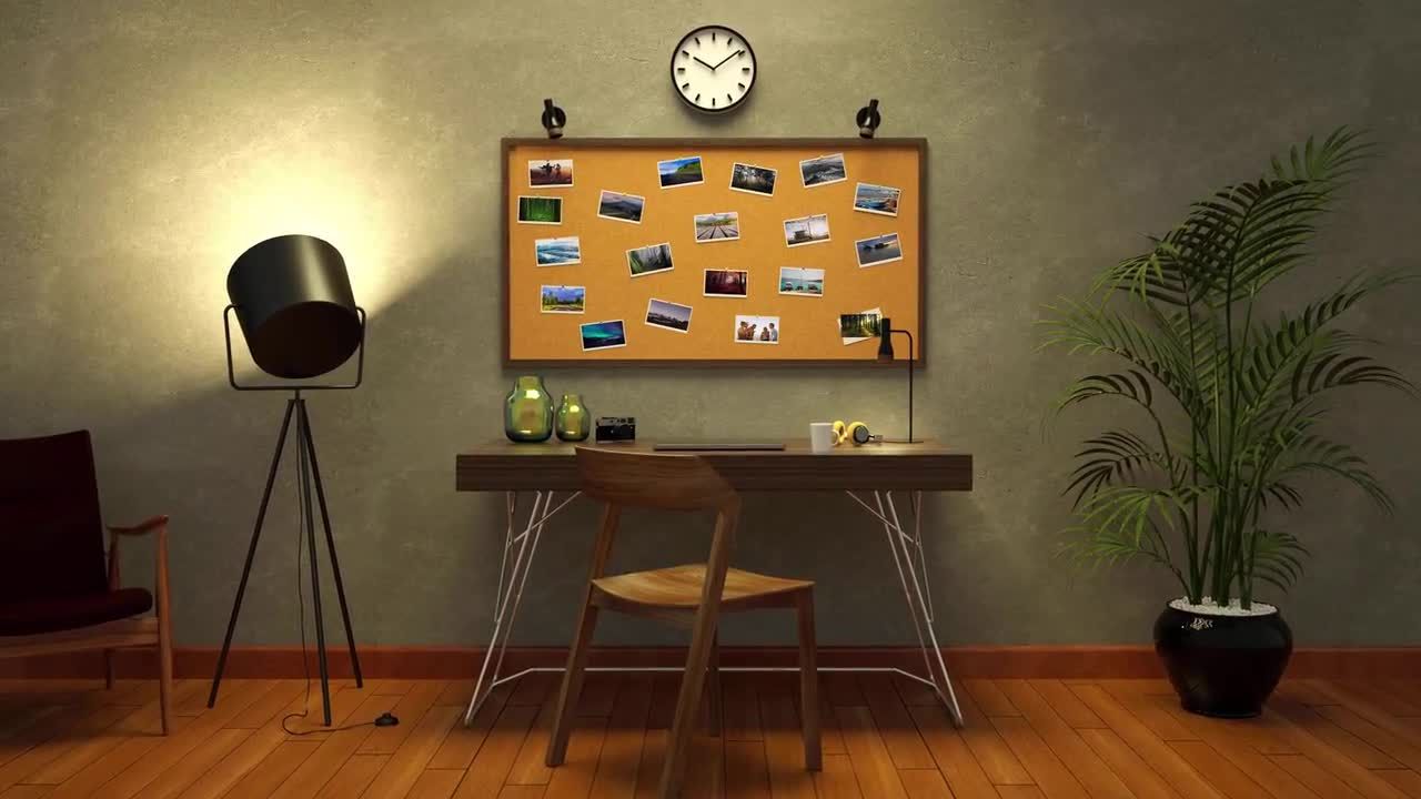 顺畅的照片相册展示素材库精选AE模板