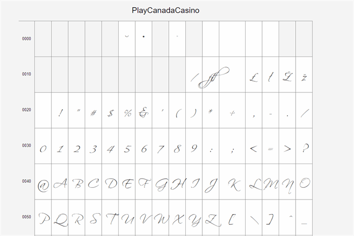 PlayCanadaCasino font插图 PlayCanadaCasino font插图