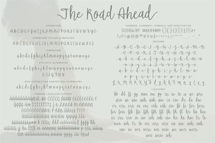 The Road Ahead font插图1