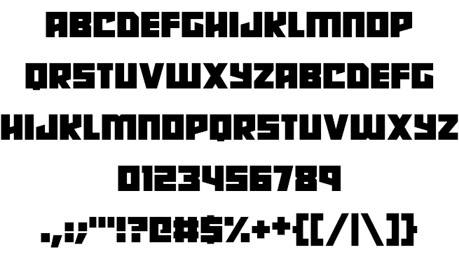 Robot Radicals font插图1