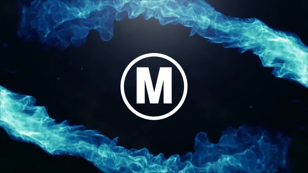 时尚的动画粒子轨迹宣传片素材库精选AE模板