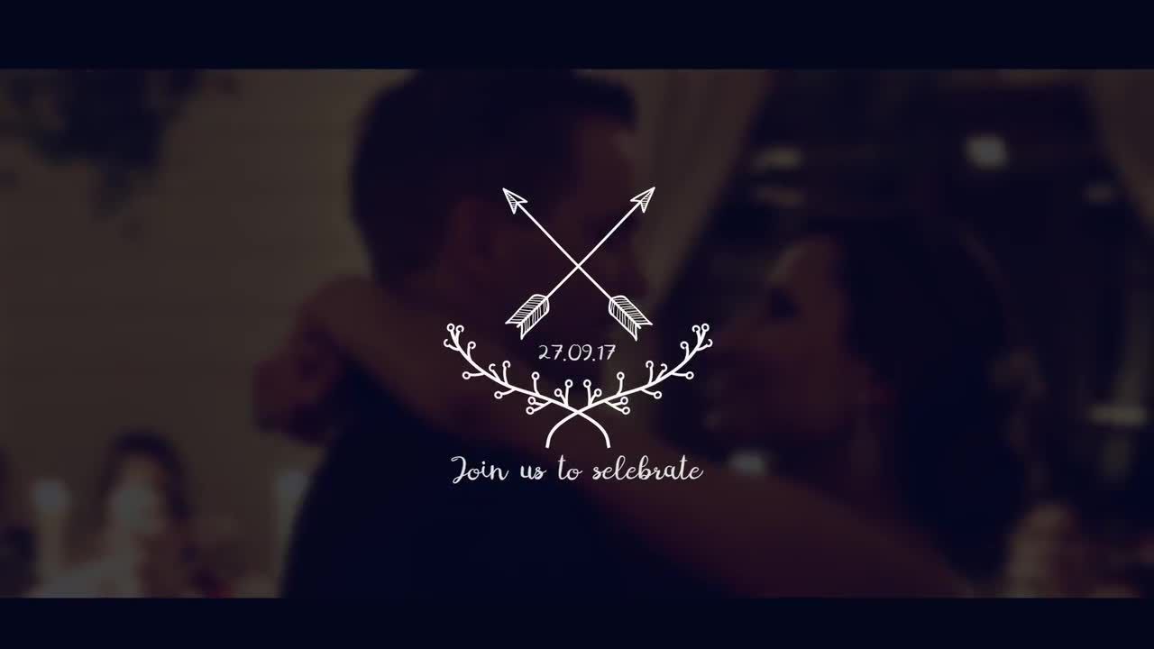 9个优雅华丽婚礼标题包素材库推荐PR模板